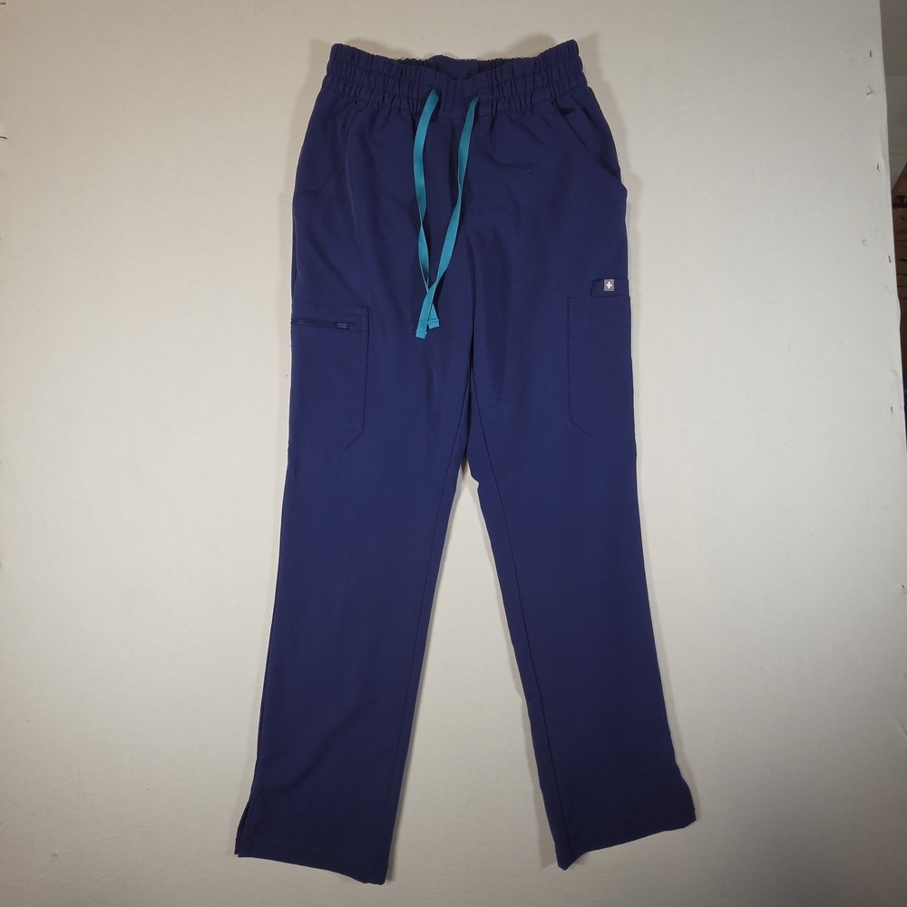 Figs Scrub Pants Technical Collection Size Small Blue Unisex